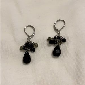 Vintage Black party earrings